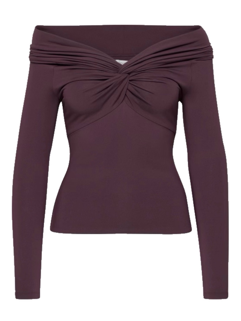 Aritzia Contour Twist Off-Shoulder Longsleeve